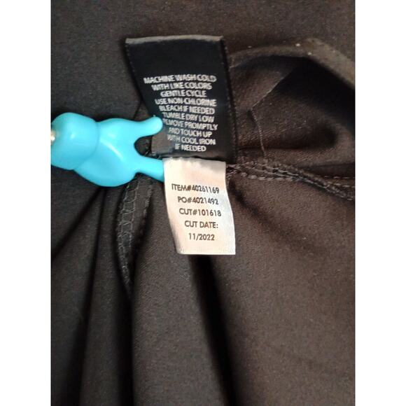 Torrid Dress Women 24 Black At The Knee Studio Refined Crepe Skater Babydoll New - Picture 8 of 8